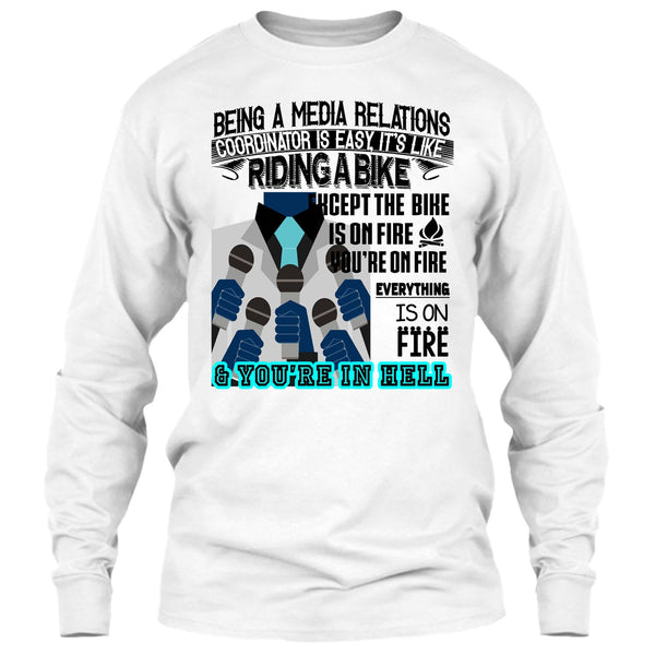 Being A Media Relations T Shirt, Cool Media Relation T Shirt