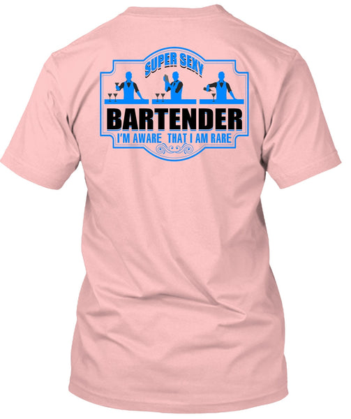 Bartender I'm Aware T Shirt, I Love Bartender T Shirt
