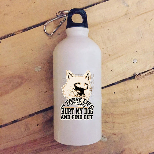 Don't Hurt My Dog 20 oz Stainless Steel Bottle,Cool Gift For Dog Owner Outdoor Sports Water Bottle