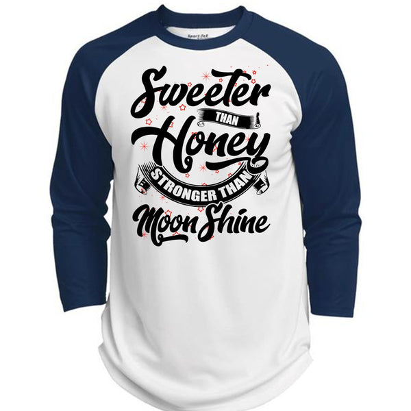 Sweeter Than Honey T Shirt, I Love Husband T Shirt, Awesome T-Shirts  (Polyester Game Baseball Jersey)