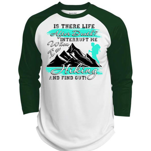 I'm Hiking T Shirt, I Love Hiking T Shirt, Awesome T-Shirts  (Polyester Game Baseball Jersey)