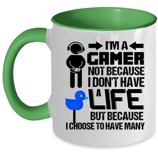Awesome Gift For Gamers Coffee Mug, I'm A Gamer Accent Mug