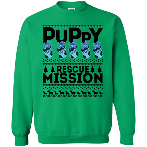 Dog Merry Christmas T Shirt, Puppy Rescue Mission Sweatshirt