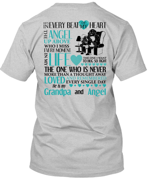 Grandpa And Angel T Shirt, I Love Grandpa T Shirt