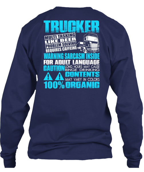 Trucker Multitasking Like Beer T Shirt, I Love Beer T Shirt
