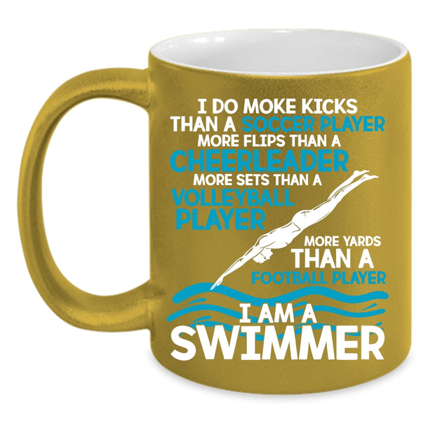 I Am A Swimmer Coffee Mug, Funny Swimming Coffee Cup