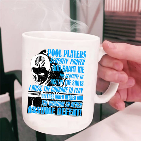 Serenity Prayer Coffee Mug, Pool Players Cup