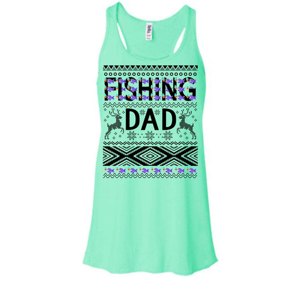 Fishing Dad T Shirt, Merry Christmas Gift Tank Top