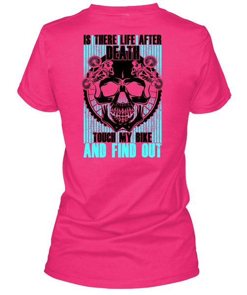 Touch My Bike And Find Out T Shirt, I Love Biker T Shirt