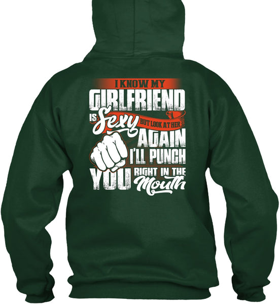 I Know Girfriend T Shirt, I'll Punch You T Shirt