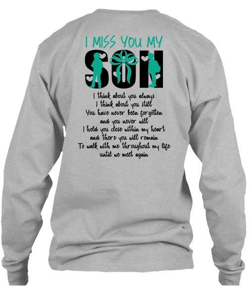 I Miss You Son T Shirt, I Love Son T Shirt