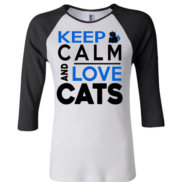 Keep Calm And Love Cats T Shirt, I Love Cat T Shirt, Cool Pets T Shirt