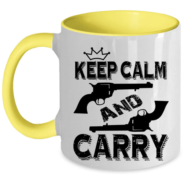 Cool Coffee Mug, Keep Calm And Carry Accent Mug