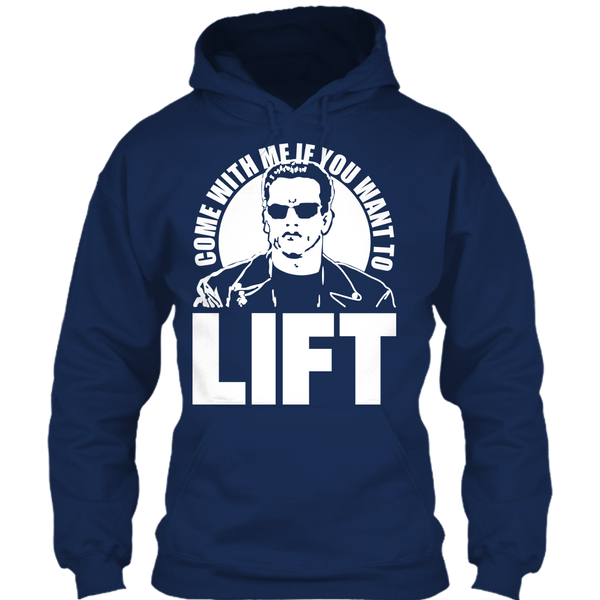 A black t-shirt with the shopify logo