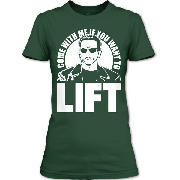 A black t-shirt with the shopify logo