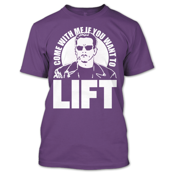 A black t-shirt with the shopify logo