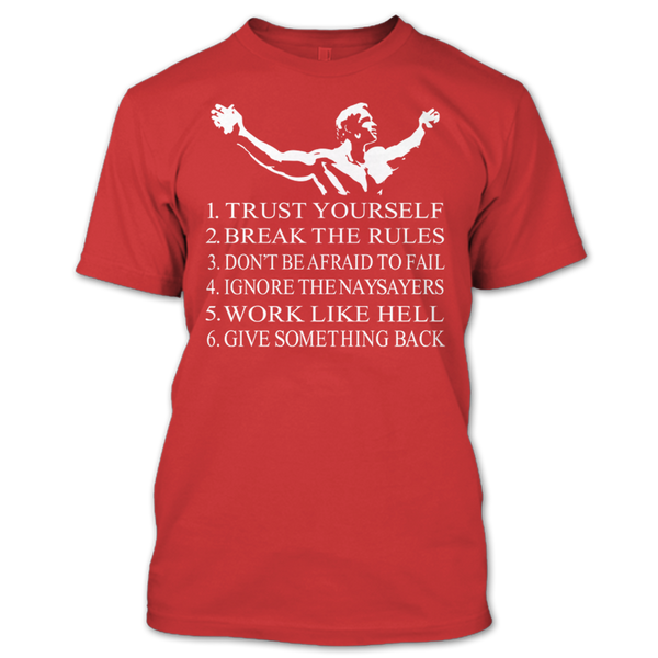 A black t-shirt with the shopify logo