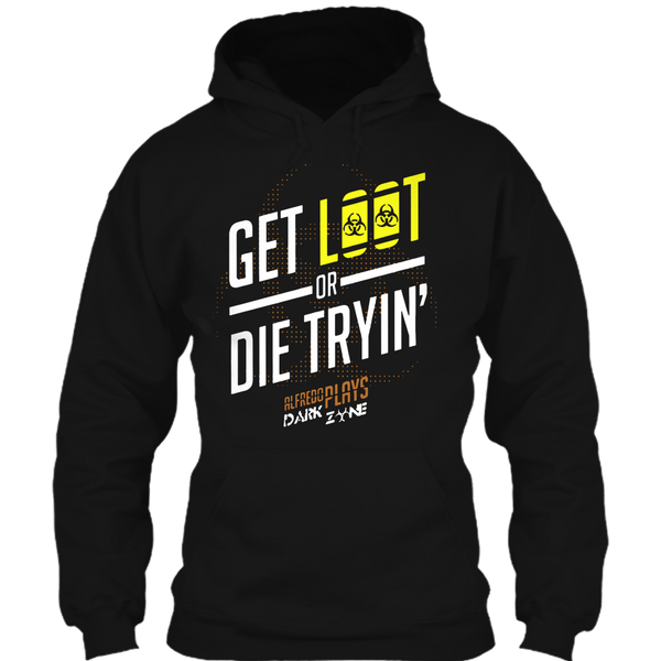 A black t-shirt with the shopify logo