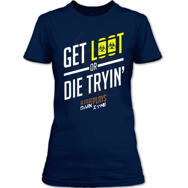 A black t-shirt with the shopify logo