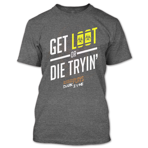 A black t-shirt with the shopify logo