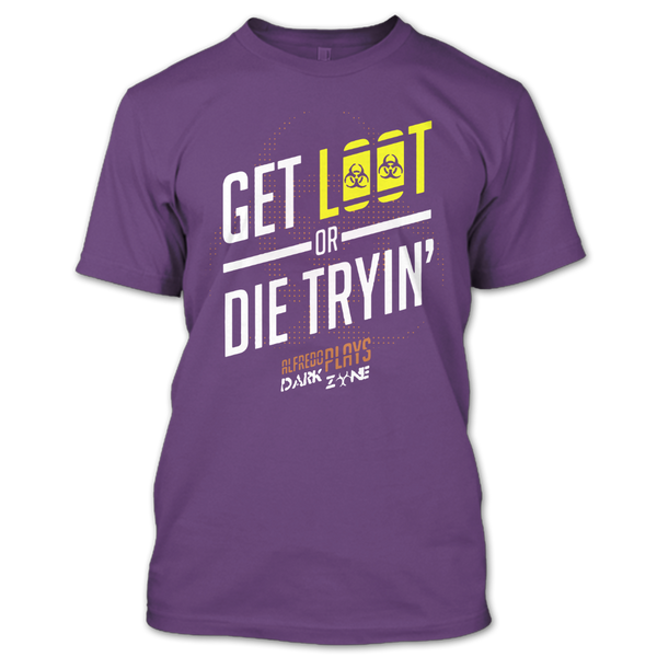 A black t-shirt with the shopify logo