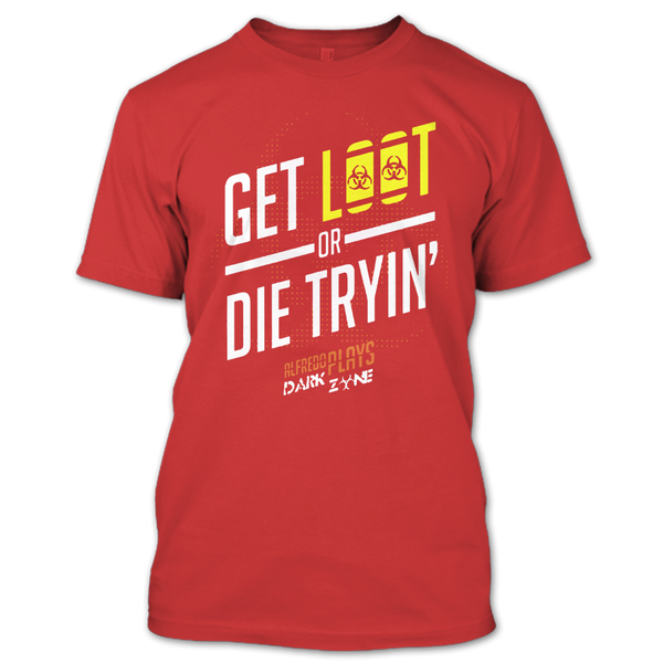 A black t-shirt with the shopify logo