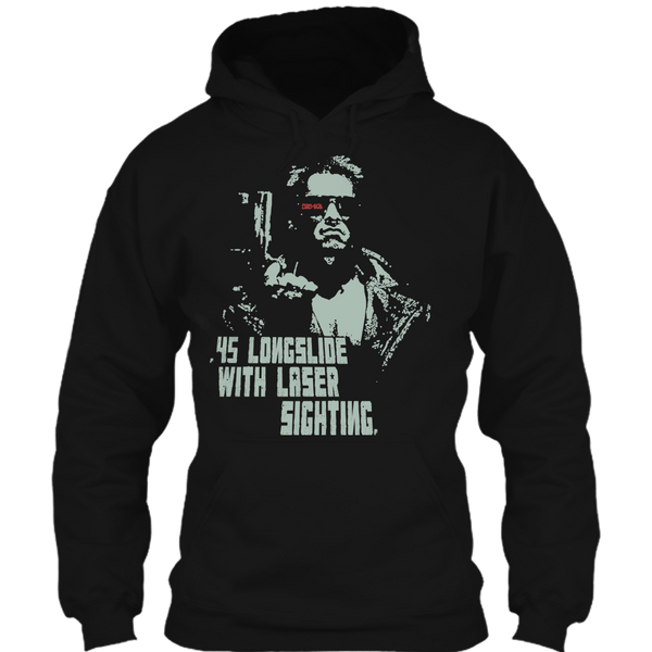 A black t-shirt with the shopify logo