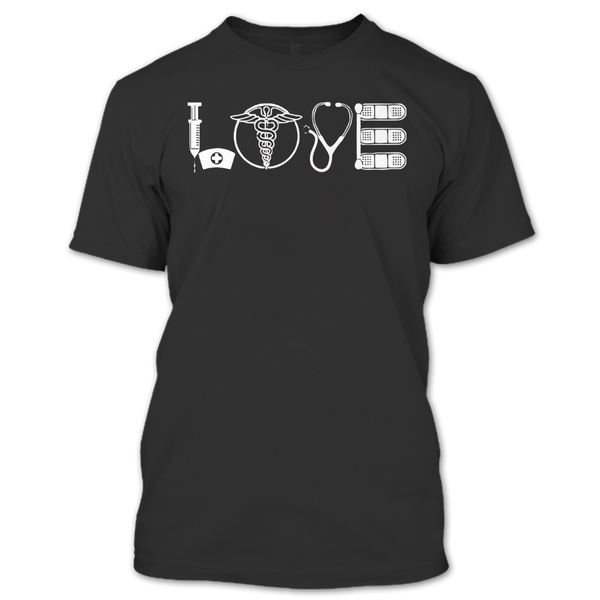 A black t-shirt with the shopify logo