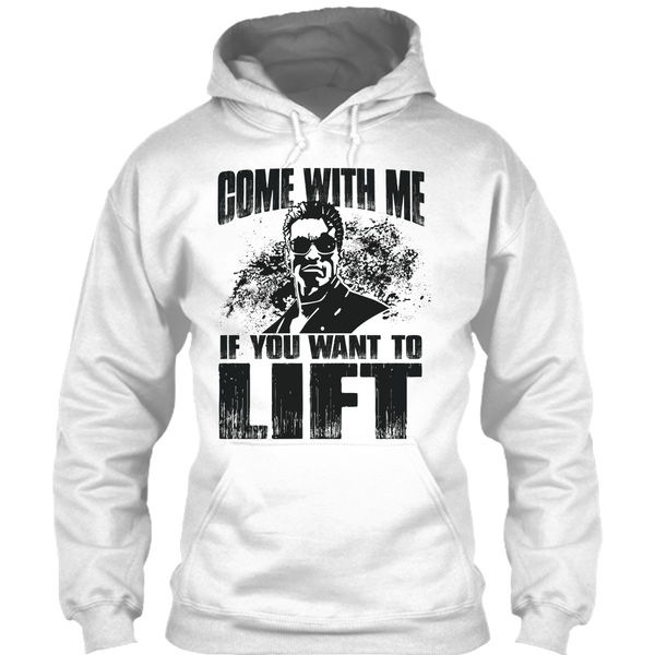 A black t-shirt with the shopify logo