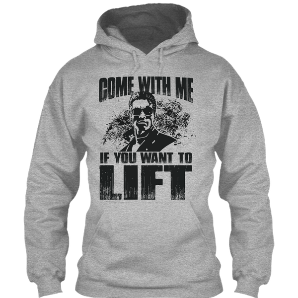 A black t-shirt with the shopify logo