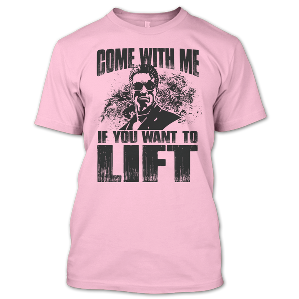 A black t-shirt with the shopify logo