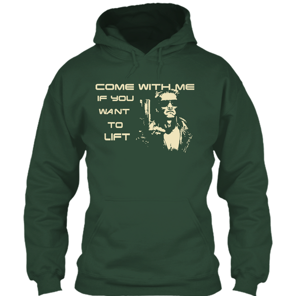 A black t-shirt with the shopify logo