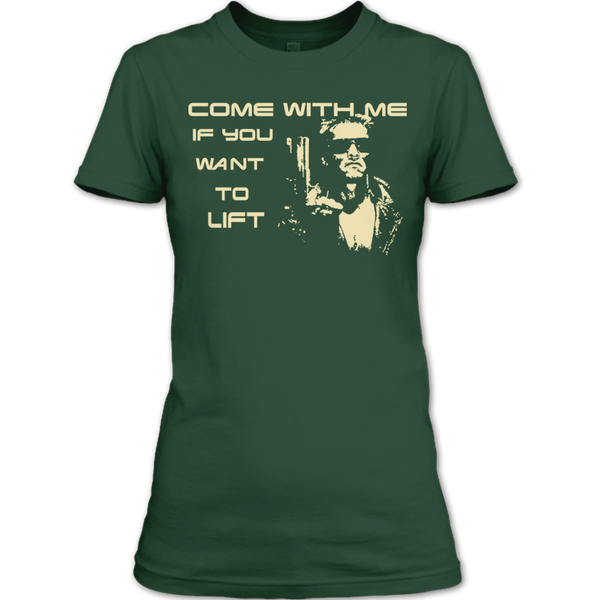 A black t-shirt with the shopify logo