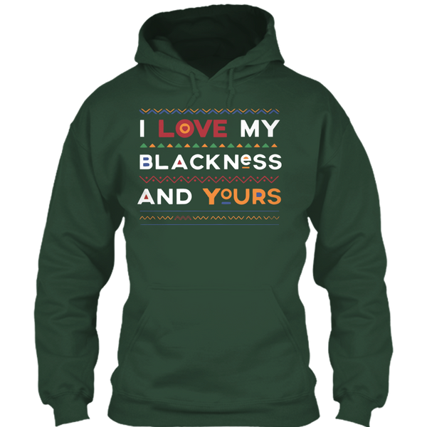 A black t-shirt with the shopify logo