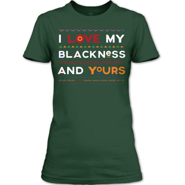 A black t-shirt with the shopify logo