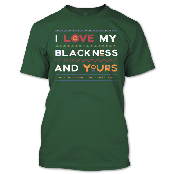 A black t-shirt with the shopify logo