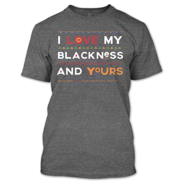 A black t-shirt with the shopify logo