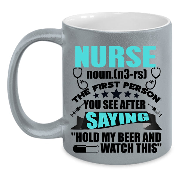 Best Gift For Nurse Coffee Mug, Nurse Accent Mug
