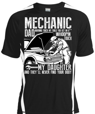 A black t-shirt with the shopify logo