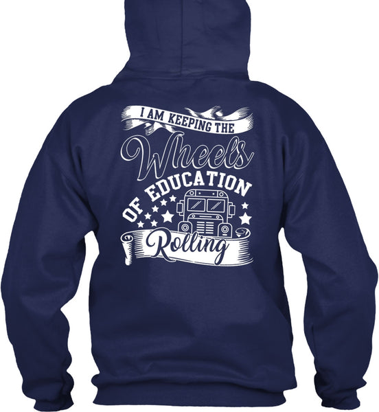 Wheels Of Education Rolling T Shirt, Being A Driver T Shirt