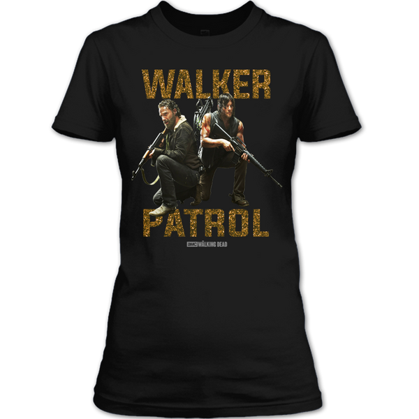 A black t-shirt with the shopify logo