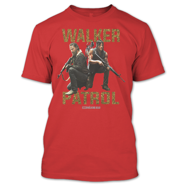 A black t-shirt with the shopify logo