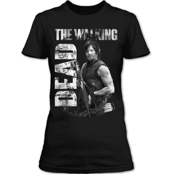 A black t-shirt with the shopify logo