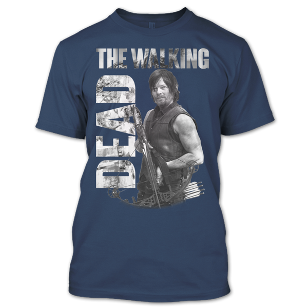 A black t-shirt with the shopify logo