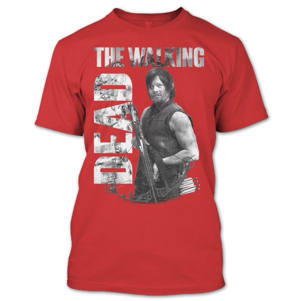 A black t-shirt with the shopify logo