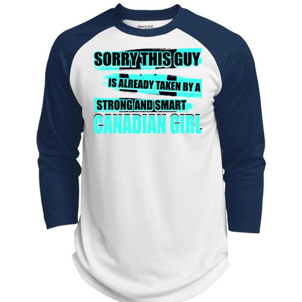 Strong And Smart Canadian Girl T Shirt, I Love Lady T Shirt, Awesome T-Shirts  (Polyester Game Baseball Jersey)