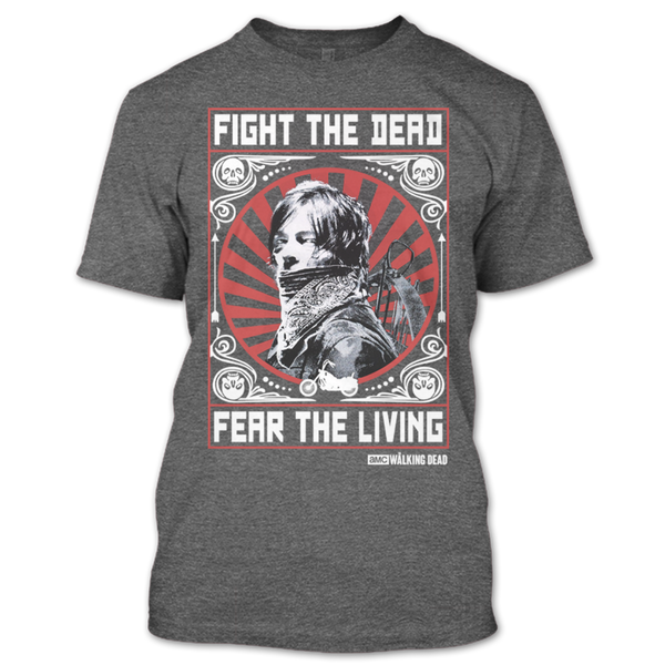 A black t-shirt with the shopify logo