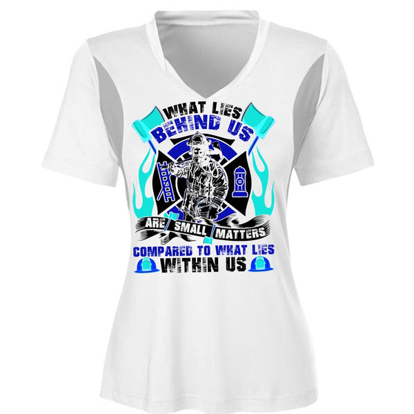 What Lies Behind Us Are Small T Shirt, I Love Firefighter T Shirt, Awesome T-Shirts