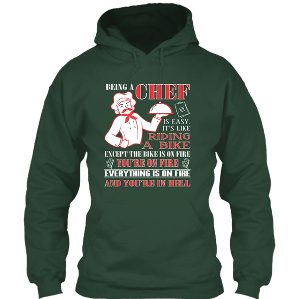 A black t-shirt with the shopify logo