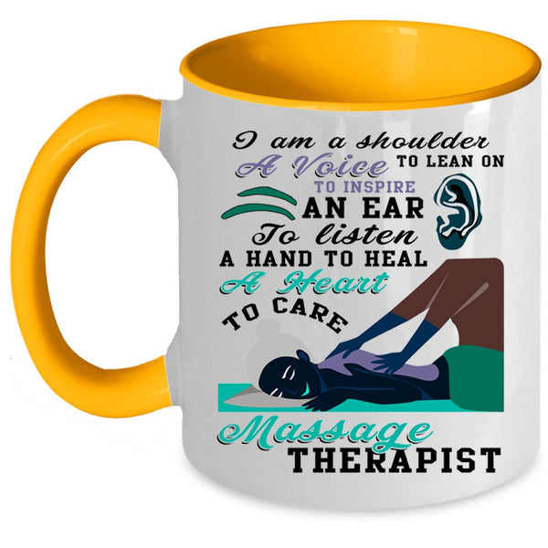 Cute Massage Therapist Coffee Mug, Massage Therapist Accent Mug